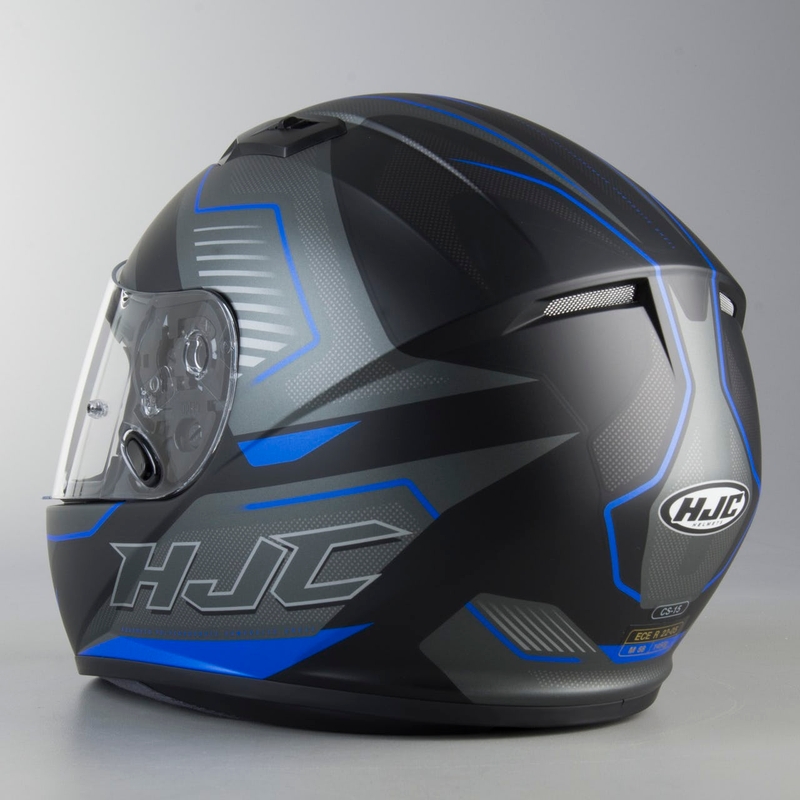 Integralna motoristična čelada HJC CS-15 Trion MC2SF sivo-modra