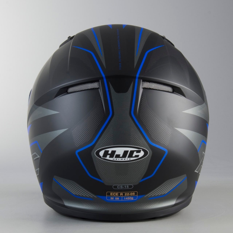 Integralna motoristična čelada HJC CS-15 Trion MC2SF sivo-modra