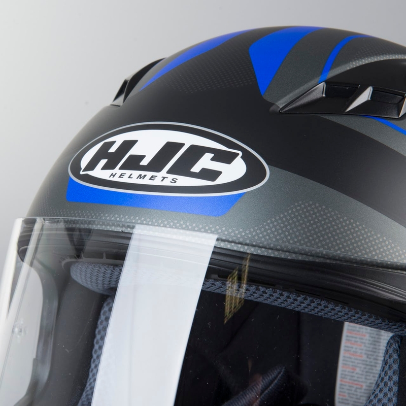 Integralna motoristična čelada HJC CS-15 Trion MC2SF sivo-modra