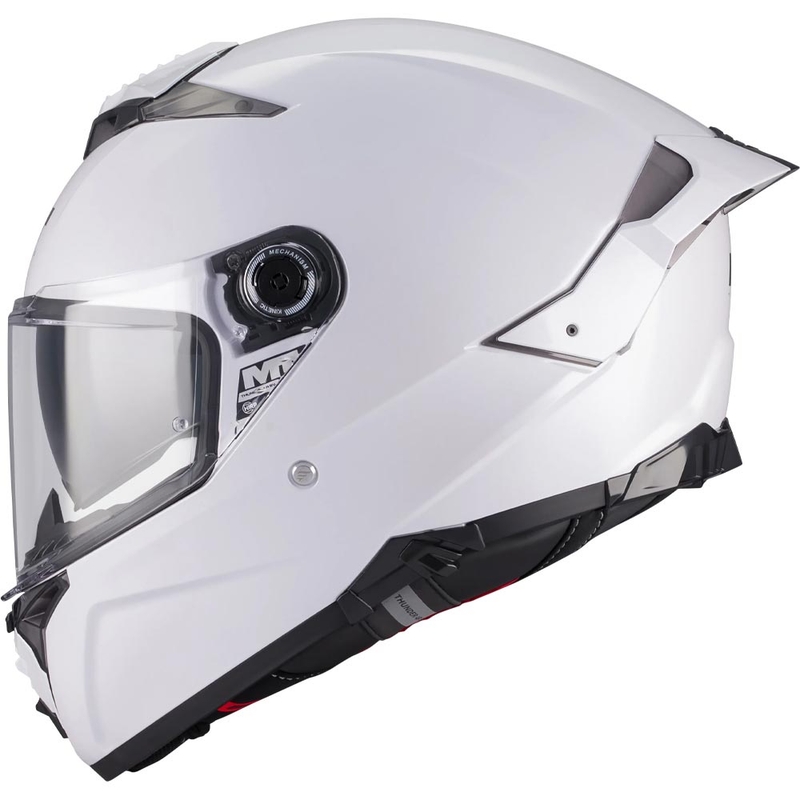 Celoobrazna motoristična čelada MT Thunder 4 R Pure A0 bela