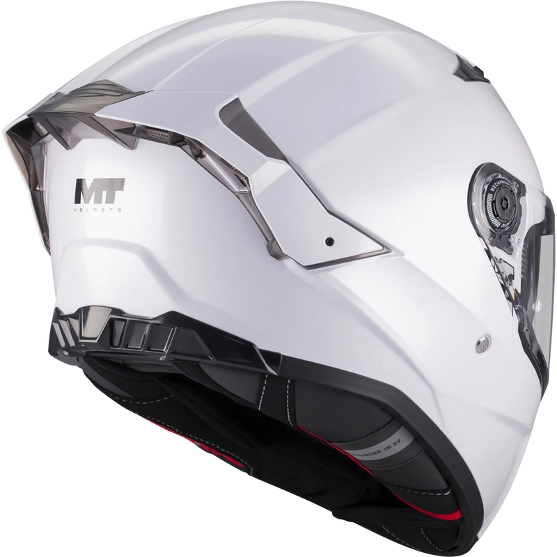 Celoobrazna motoristična čelada MT Thunder 4 R Pure A0 bela