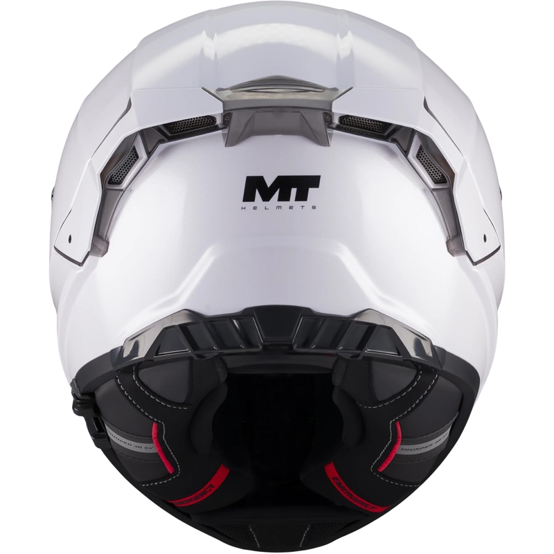 Celoobrazna motoristična čelada MT Thunder 4 R Pure A0 bela