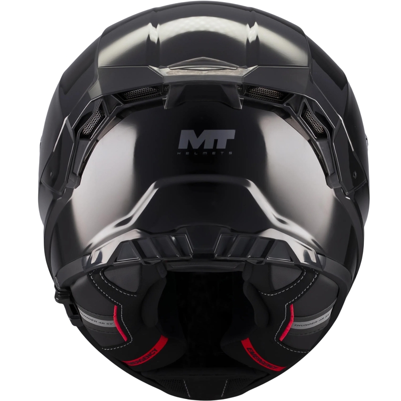 Celoobrazna motoristična čelada MT Thunder 4 R Pure A1 črna