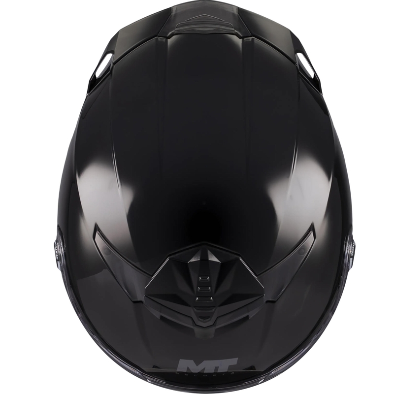 Celoobrazna motoristična čelada MT Thunder 4 R Pure A1 črna