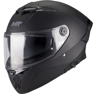 Motoristična čelada MT Thunder 4 R Pure A1 z integriranim obrazom, mat črna