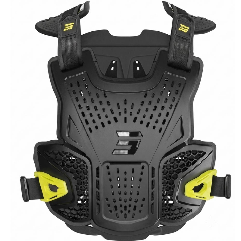 Ščitnik za prsi Shot Airflow Evo črne barve