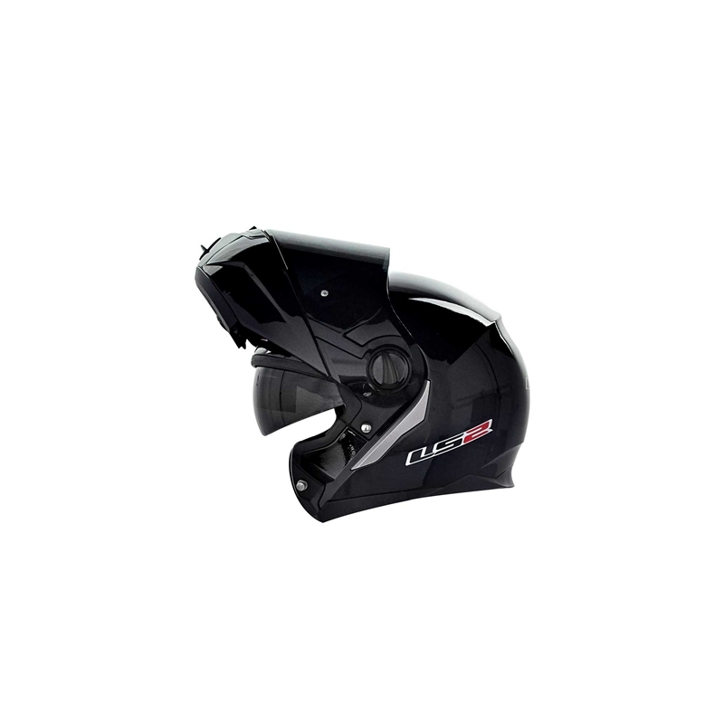 LS2 Ride motoristična čelada črna sijaj