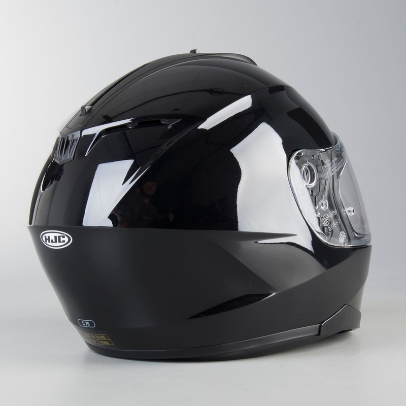 Integralna motoristična čelada HJC C70 črna sijajna