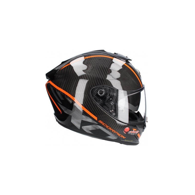 Integralna čelada Scorpion EXO-1400 Carbon Air Grand black-orange