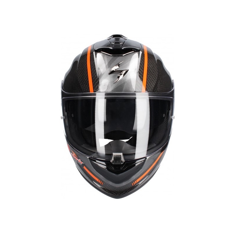 Integralna čelada Scorpion EXO-1400 Carbon Air Grand black-orange