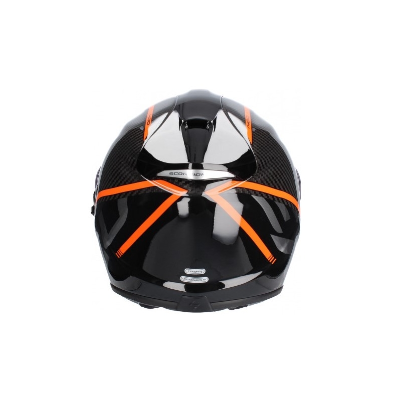 Integralna čelada Scorpion EXO-1400 Carbon Air Grand black-orange
