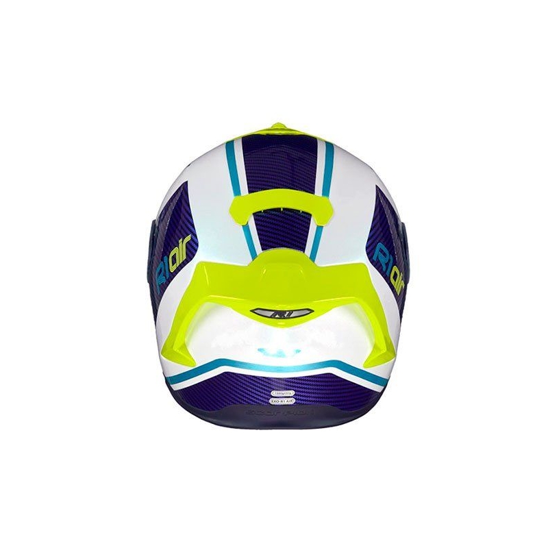 Integralna čelada Scorpion EXO-R1 Air Corpus belo-modro-rumena razprodaja