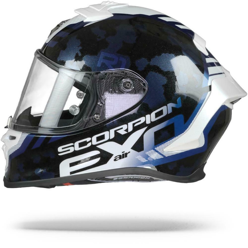 Integralna čelada Scorpion EXO-R1 Air Ogi črno-bela-modra