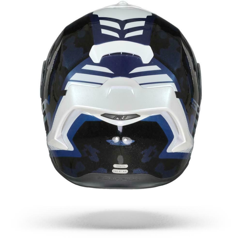 Integralna čelada Scorpion EXO-R1 Air Ogi črno-bela-modra