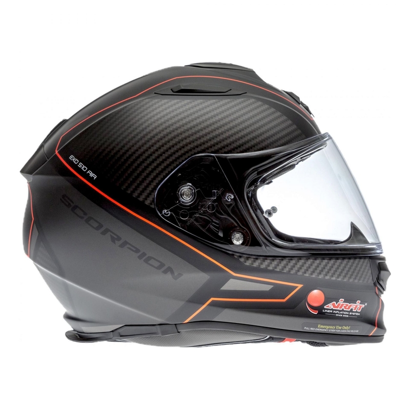 Integralna čelada Scorpion EXO-510 Air Frame črno-rdeča