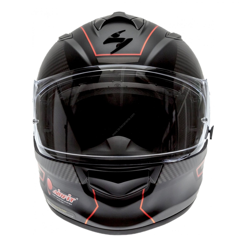 Integralna čelada Scorpion EXO-510 Air Frame črno-rdeča