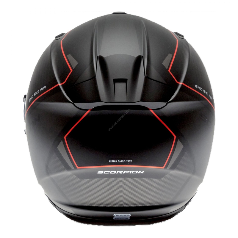 Integralna čelada Scorpion EXO-510 Air Frame črno-rdeča