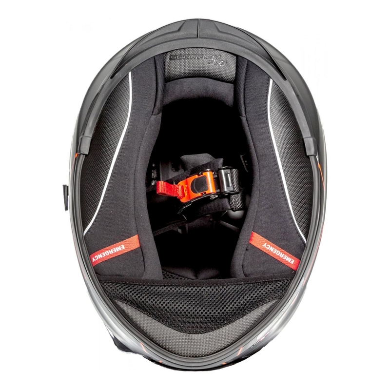 Integralna čelada Scorpion EXO-510 Air Frame črno-rdeča