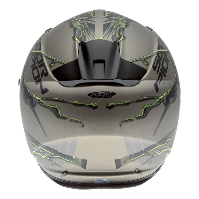 Integralna čelada Scorpion EXO-510 Air Likid titanium-fluo rumena razprodaja