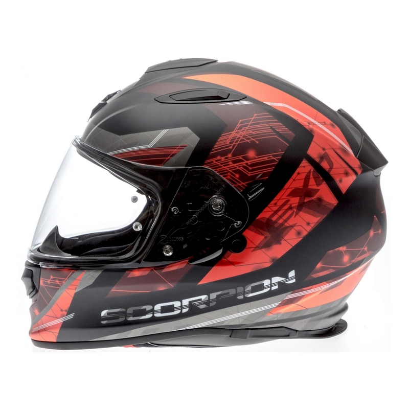 Integralna čelada Scorpion EXO-510 Air Clarus črno-rdeča