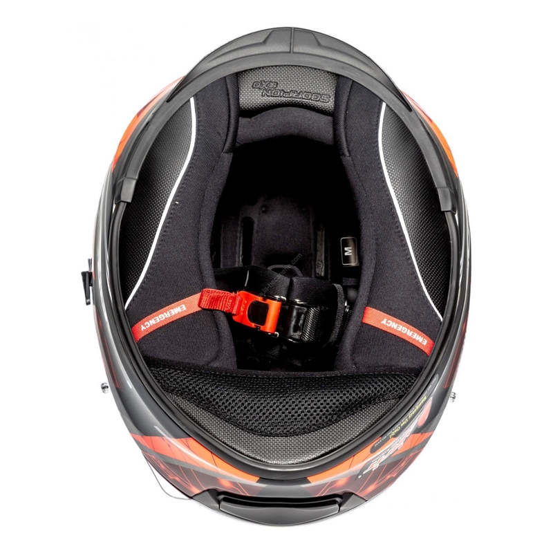 Integralna čelada Scorpion EXO-510 Air Clarus črno-rdeča