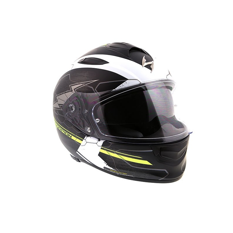 Integralna čelada Scorpion EXO-510 Air Cross črno-bela-fluo rumena razprodaja