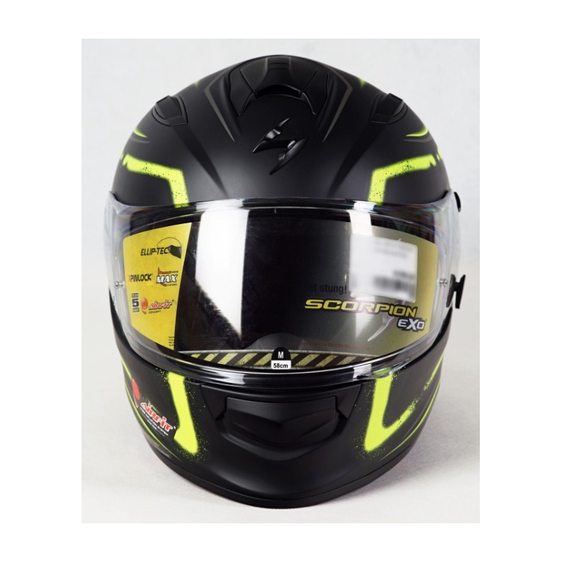Integralna čelada Scorpion EXO-510 Air Radium black-fluo yellow