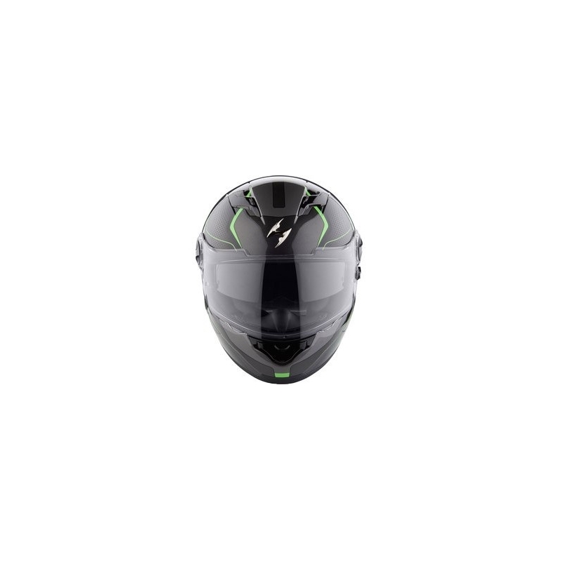 Integralna čelada Scorpion EXO-490 Vision črno-zelena razprodaja