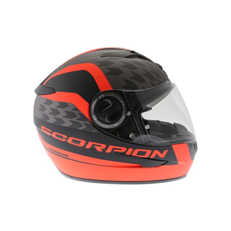 Integralna čelada Scorpion EXO-490 Genesi black matte-fluo red razprodaja