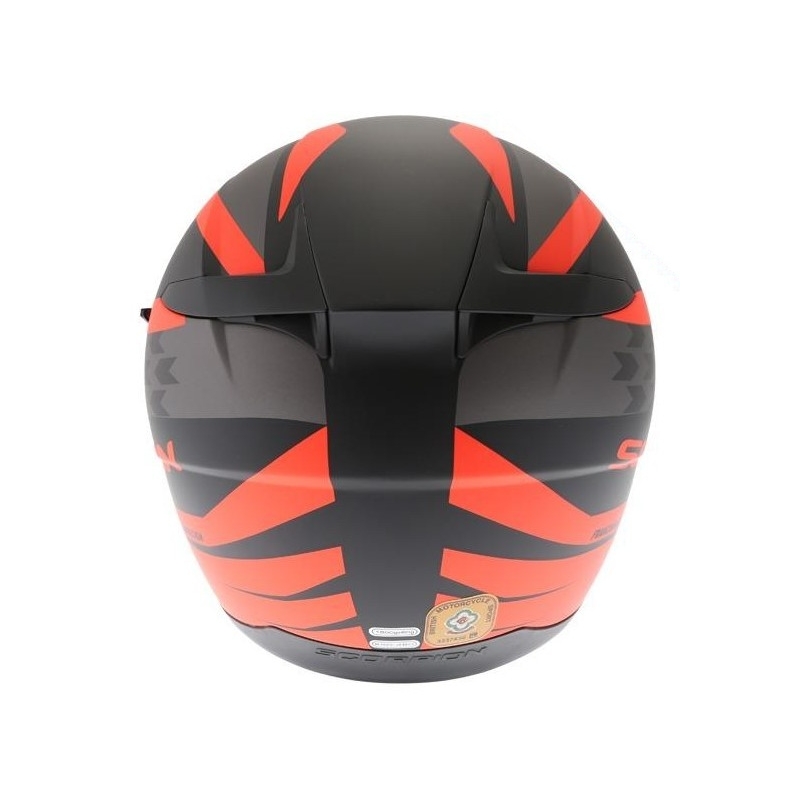 Integralna čelada Scorpion EXO-490 Genesi black matte-fluo red razprodaja