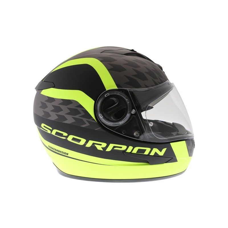 Integralna čelada Scorpion EXO-490 Genesi črna mat-fluo rumena razprodaja