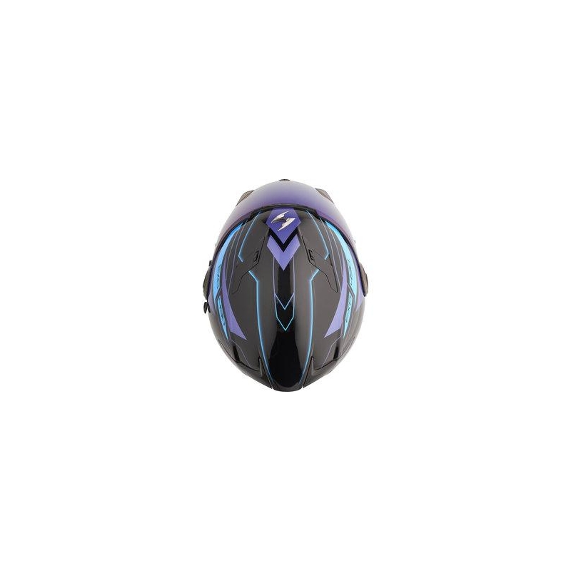 Integralna čelada Scorpion EXO-490 Nova črno-modra razprodaja