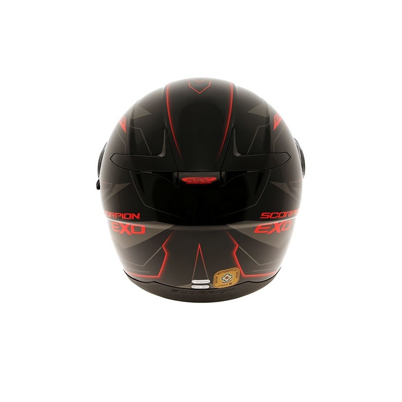 Integralna čelada Scorpion EXO-490 Nova črno-rdeča
