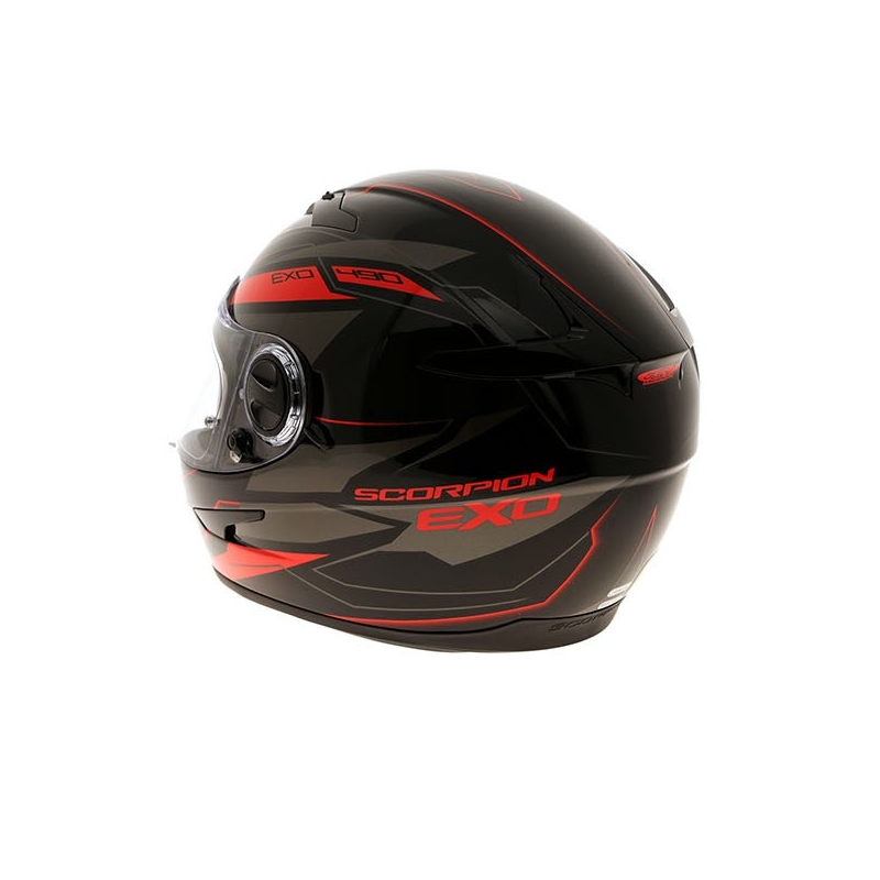 Integralna čelada Scorpion EXO-490 Nova črno-rdeča