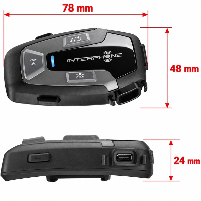 Bluetooth slušalke Interphone U-COM6R - Twin Pack