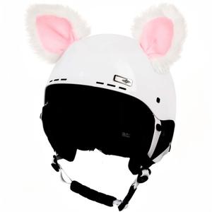 Ušesa čelade Cat white