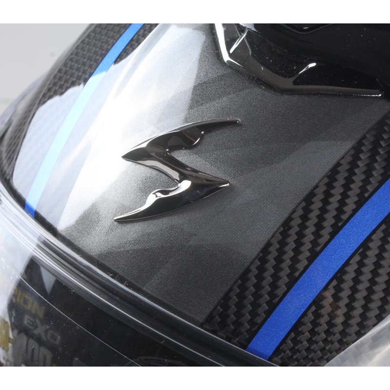 Integralna čelada Scorpion EXO-1400 Carbon Air Grand črno-modra