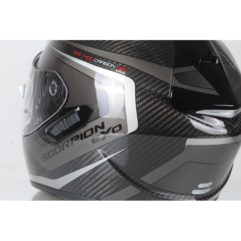 Integralna čelada Scorpion EXO-1400 Carbon Air Esprit black-silver razprodaja
