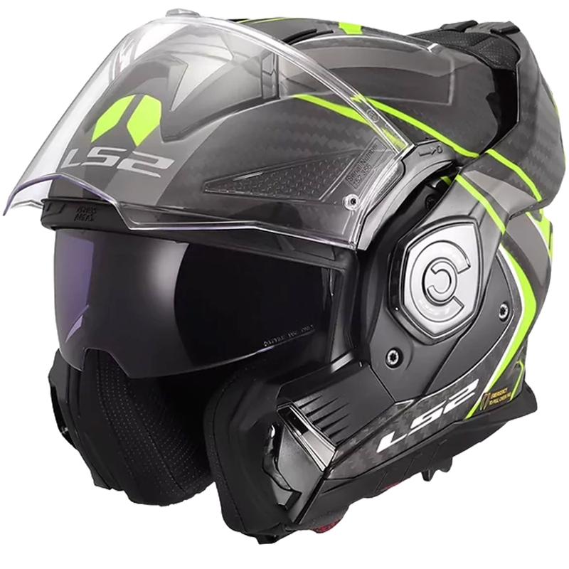 Motoristična čelada LS2 FF901 Advant XC Future II črno-fluo rumena