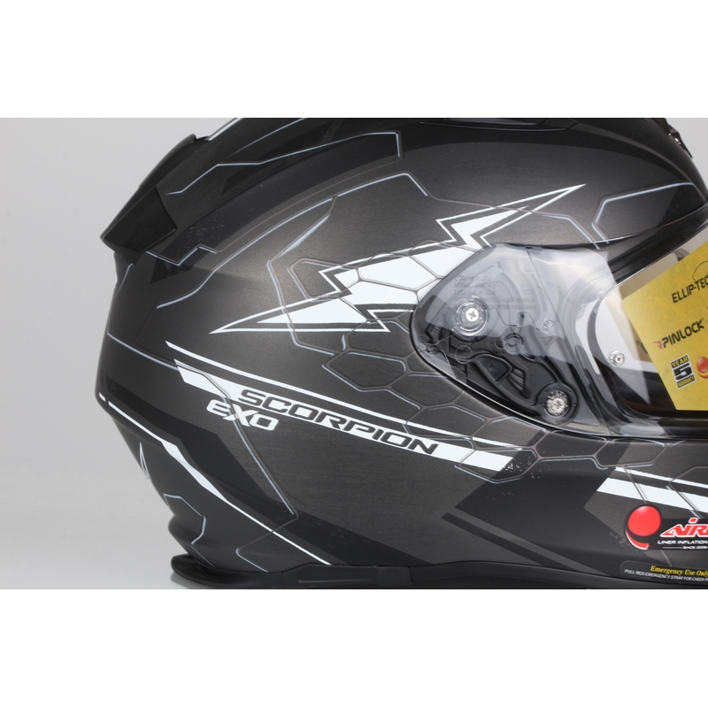 Integralna čelada Scorpion EXO-510 Air Cross black-grey-white razprodaja
