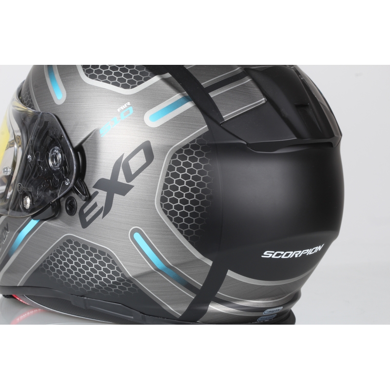 Integralna motoristična čelada Scorpion EXO-510 Air Route črna mat-modra