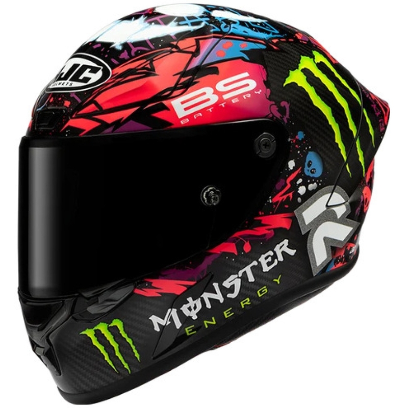 Motoristična čelada HJC RPHA 1 V2 Carbon Funky Diablo MC8 črno-večbarvna