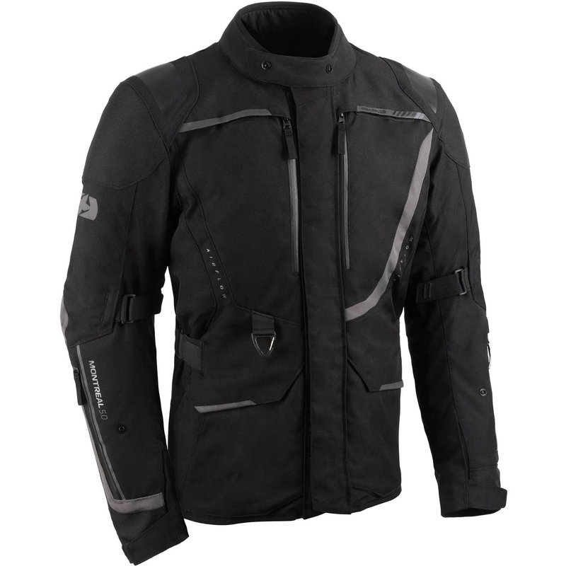 Motoristična jakna Oxford Montreal 5.0 črne barve