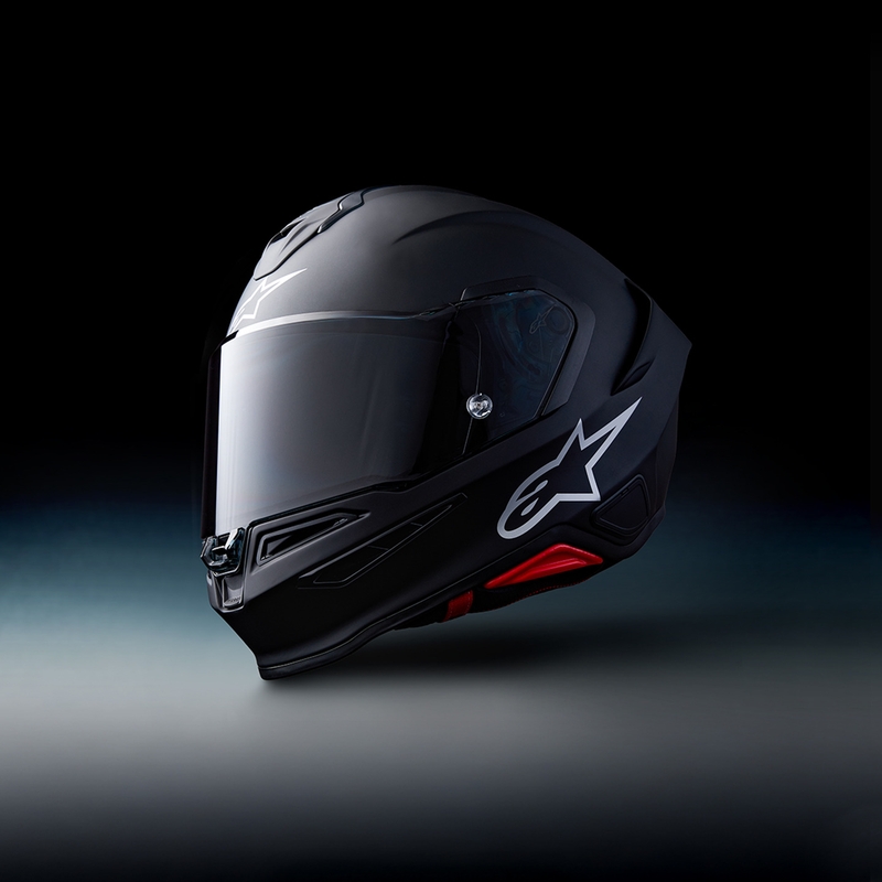 Alpinestars S-R7 Solid integralna motoristična čelada mat črne barve