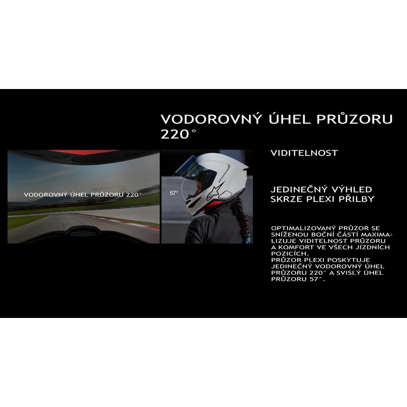 Alpinestars S-R7 Solid integralna motoristična čelada mat črne barve