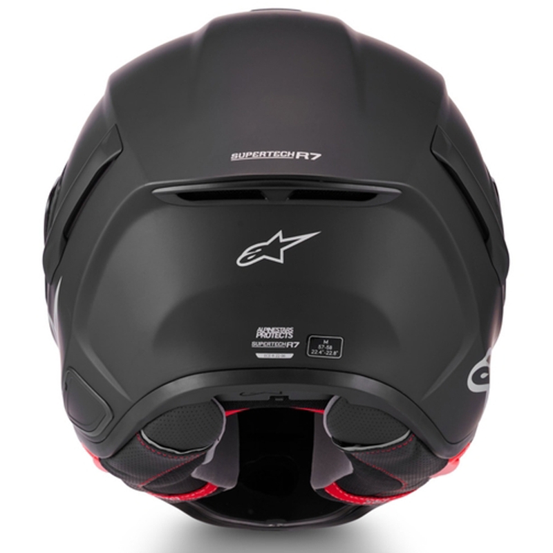 Alpinestars S-R7 Solid integralna motoristična čelada mat črne barve