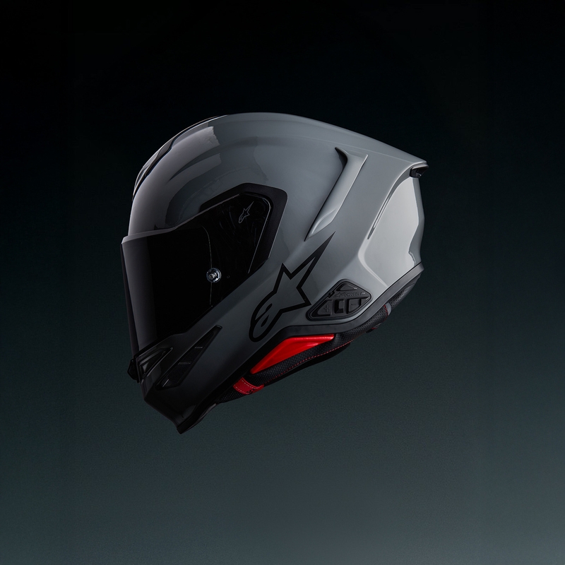 Alpinestars S-R7 Solid integralna motoristična čelada siva