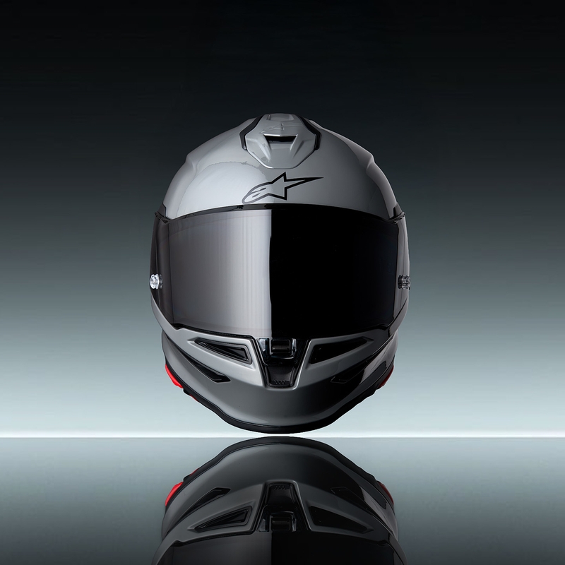 Alpinestars S-R7 Solid integralna motoristična čelada siva