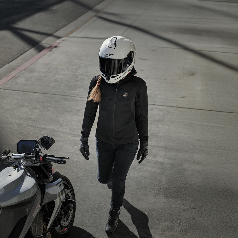 Alpinestars S-R7 Solid integralna motoristična čelada bela