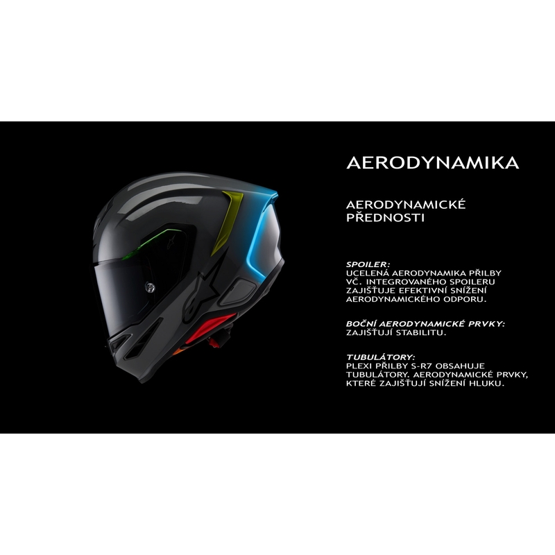 Alpinestars S-R7 Solid integralna motoristična čelada bela